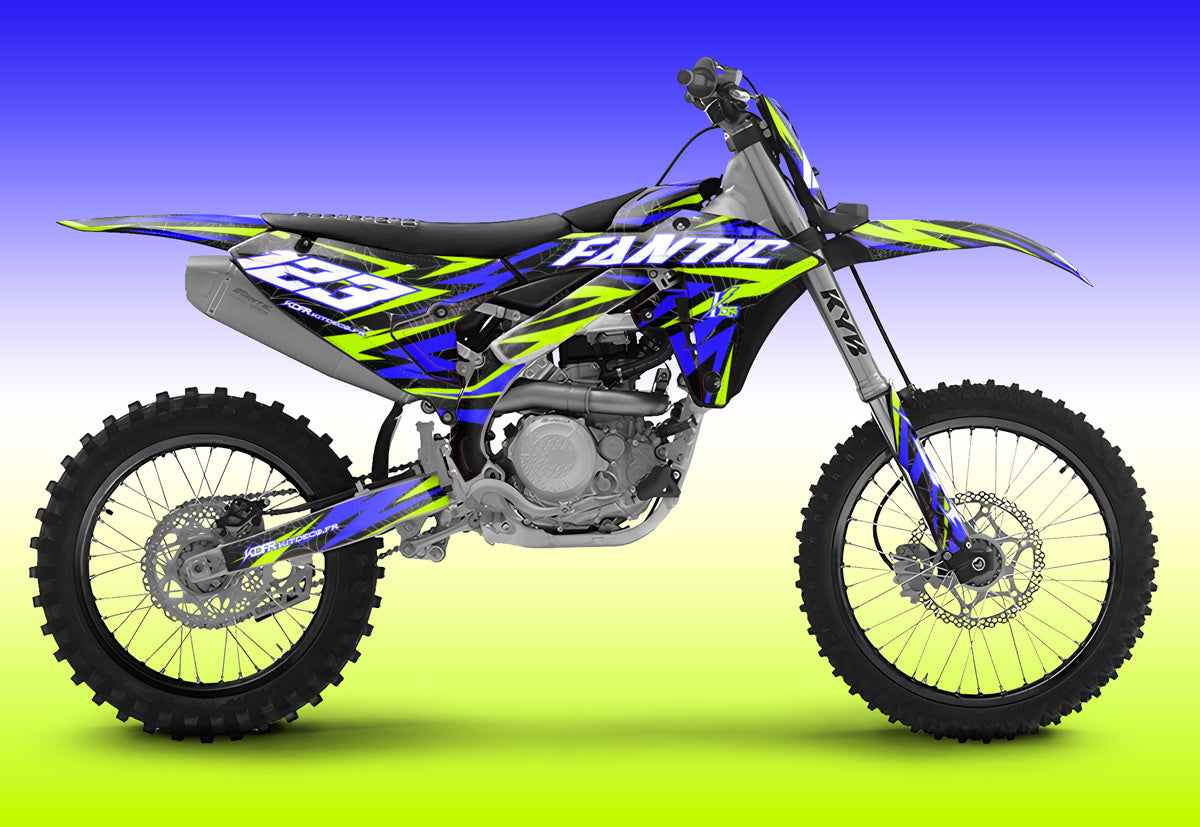 Kit déco motocross semi-personnalisable Arkotes – Compatible toutes marques et modèles