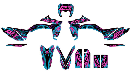 Kit déco moto 50cc Rosez - Compatible avec Sherco