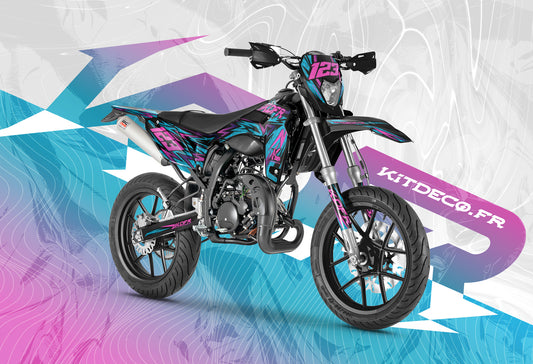 Kit déco moto 50cc Rosez - Compatible avec Sherco