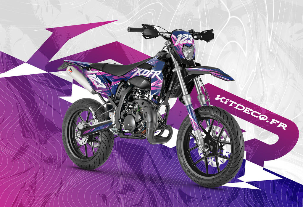 Kit déco moto 50cc Aboral - Compatible avec Sherco