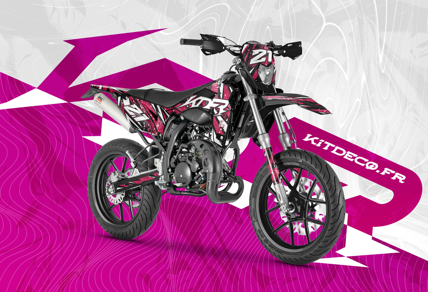 Starship 50cc Motorcycle Decal Kit - Compatible with Sherco