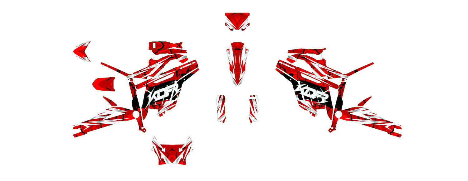 Zweih Electric Motocross Decal Kit - Compatible with Talaria Sting