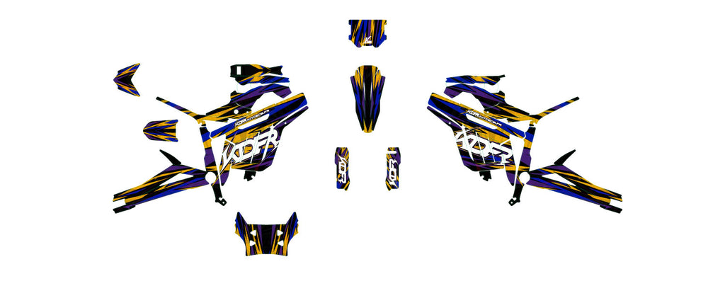 Bliss Electric Motocross Decal Kit - Compatible with Talaria Sting
