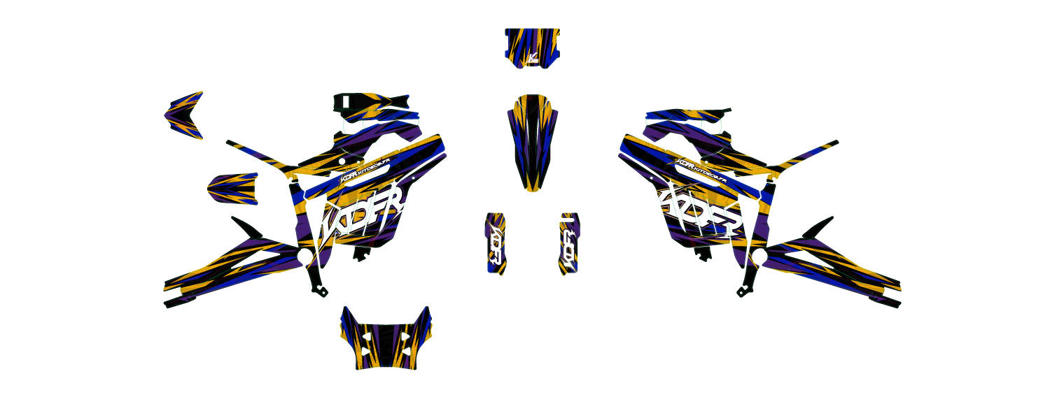 Kit déco motocross électrique Bliss - Compatible avec Talaria Sting