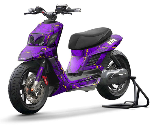 Kit déco scooter 50cc Purplestriker - compatible avec MBK Booster BCD
