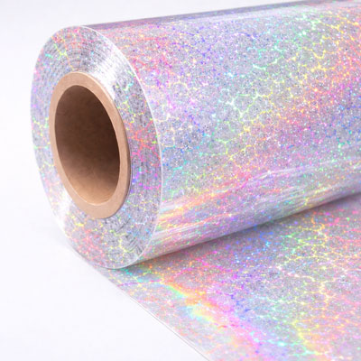 rouleau de lamination de type spectrum holographique fracture