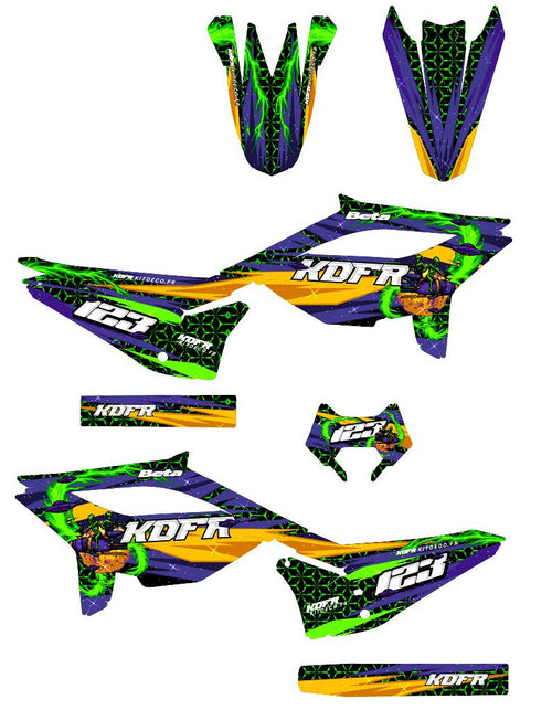 Kit déco 50cc Alienride - Compatible avec Beta 50cc 2021-2025