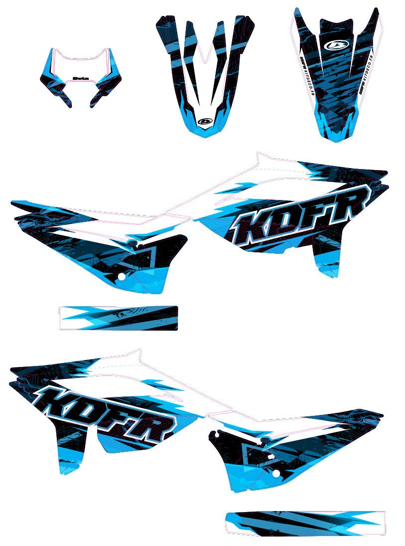 Kit déco 50cc Icecold - Compatible avec Beta 50cc 2021-2025