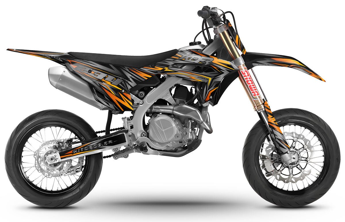 Kit déco moto Supermotard Sphinx – Personnalisable et adaptable à toutes les marques