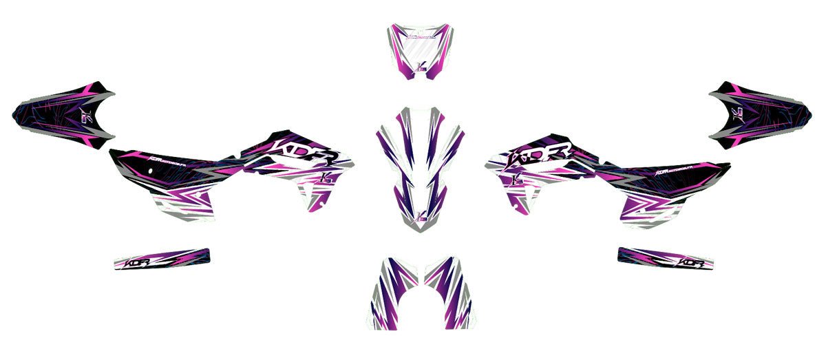 Kit déco moto Supermotard Vectorize – Personnalisable et adaptable à toutes les marques